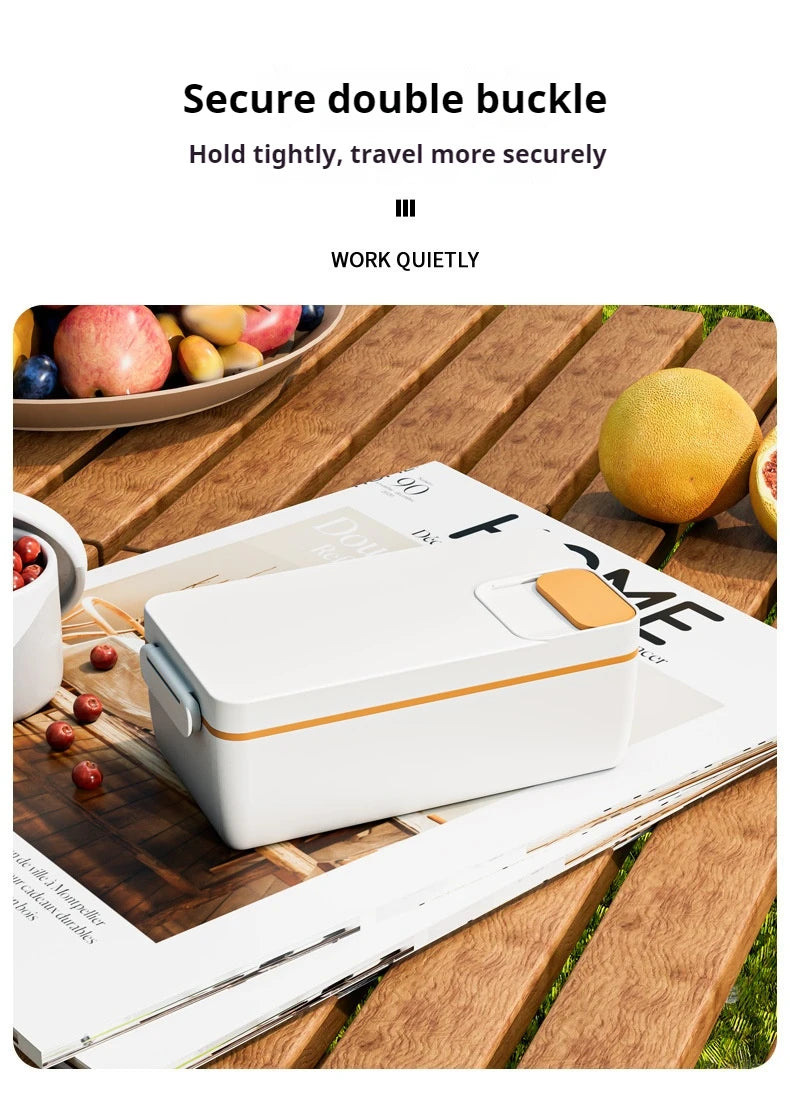 Charging student large capacity electric insulated lunch box with 304 inner container, household office worker electric heating