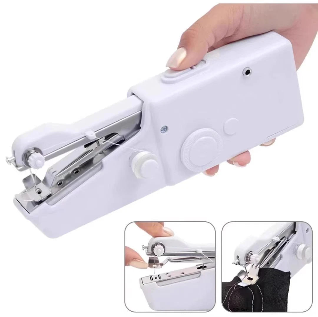 Portable Mini Sewing Machine Handheld Electric Sewing Machine With Bobbin Suitable for Needlework and Manual Work Hand Home DIY
